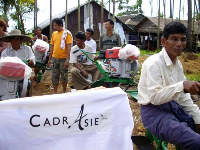 Action menée par Cadrasie en Birmanie, financée par la Fondation de Lille